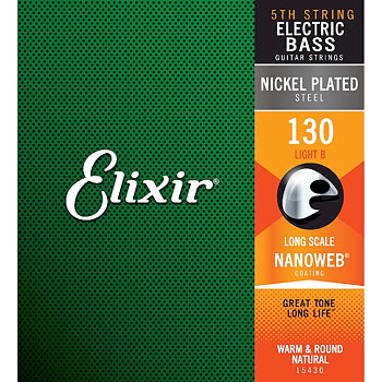 Elixir Nanoweb Bass Single String 130 (Long scale)
