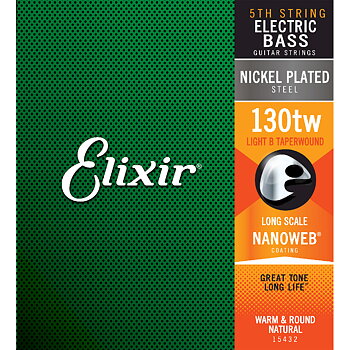 Elixir Nanoweb Bass Single String 130TW (Long scale)