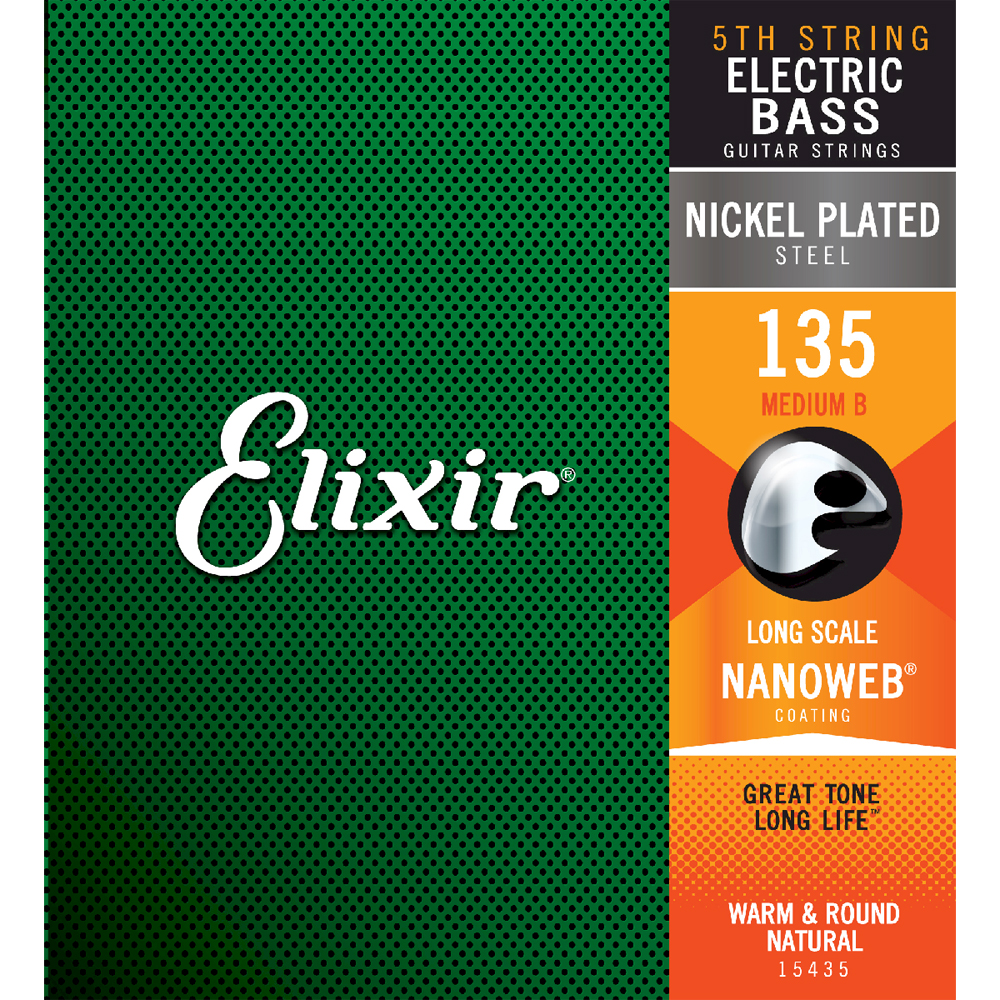 Elixir Nanoweb Bass Single String 135 (Long scale)