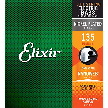 Elixir Nanoweb Bass Single String 135 (Long scale)