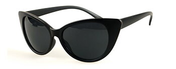 Schwarze Cateyes-Sonnenbrillen