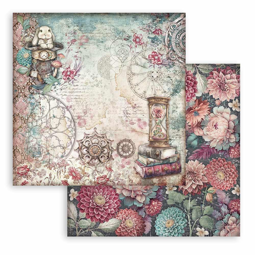 Stamperia - Double-Sided Cardstock 12x12 - Master Of Magic, Hourglass