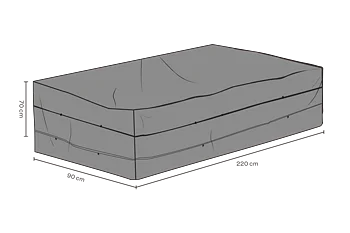 MÖBELSKYDD SOFFA SVART  220x90 CM