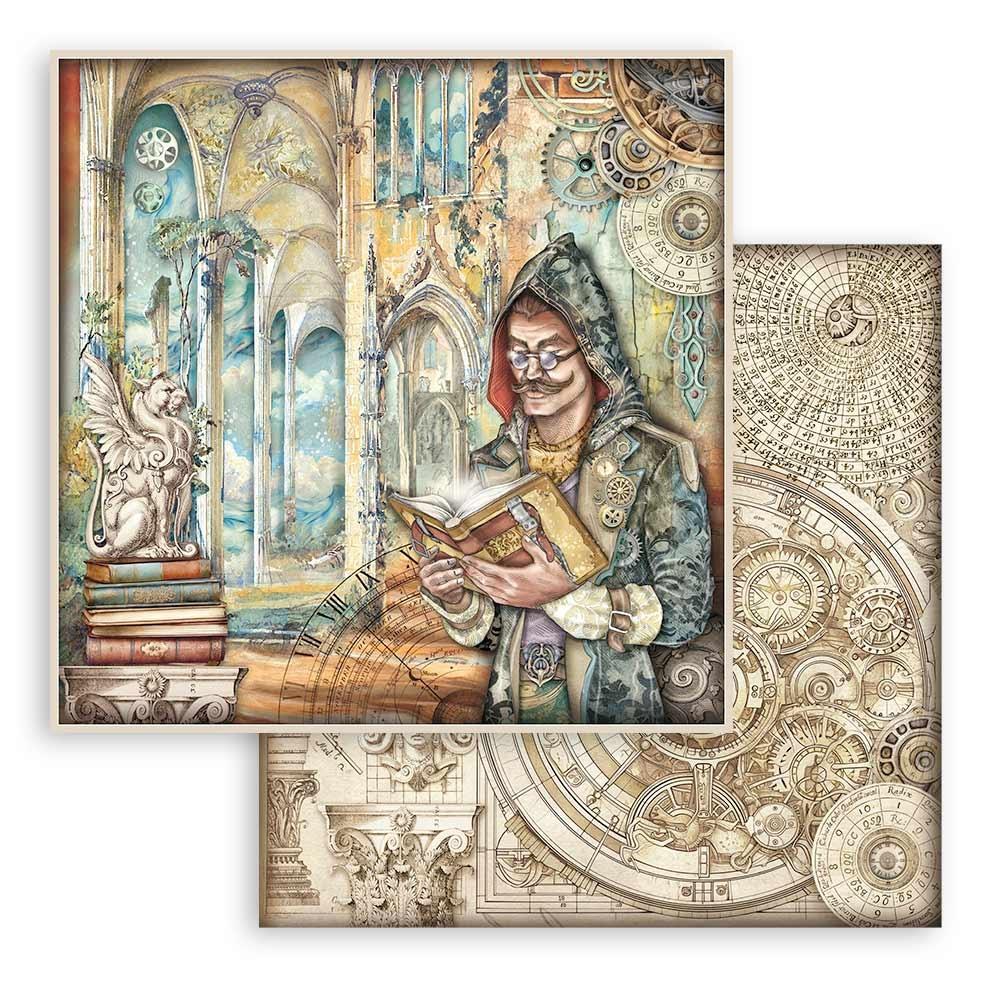 Stamperia - Sir Vagabond In Fantasy World, 10 Desing - 10 olika dubbelsidiga ark 8x8 - 3