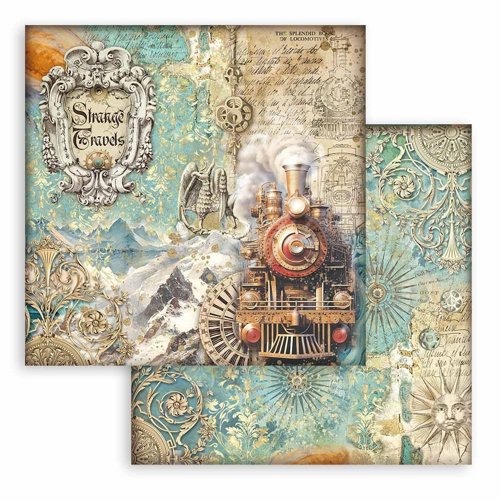 Stamperia - Sir Vagabond In Fantasy World, 10 Desing - 10 olika dubbelsidiga ark 8x8 - 9
