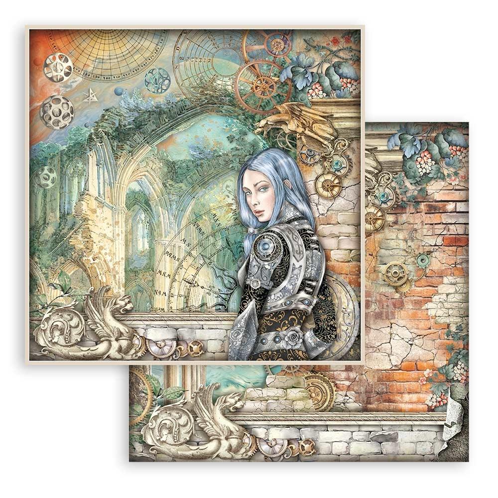 Stamperia - Sir Vagabond In Fantasy World, 10 Desing - 10 olika dubbelsidiga ark 8x8 - 5