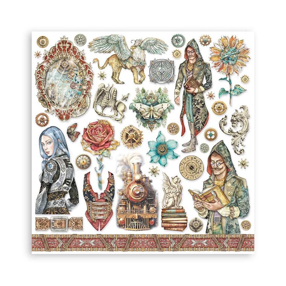 Stamperia - Sir Vagabond In Fantasy World, 10 Desing - 10 olika dubbelsidiga ark 8x8 - 12