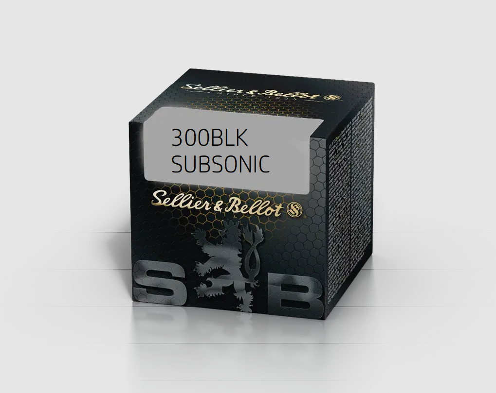 S&B .300 AAC SUBSONIC (300 BLACKOUT) 200 grain, 100 ptr  - 2