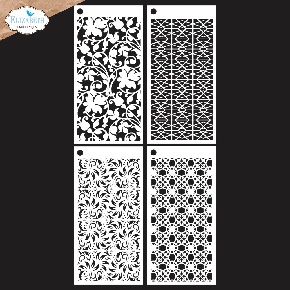 Elizabeth Craft - Journal Stencils 7