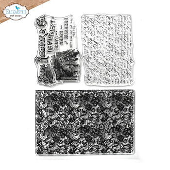 Elizabeth - Clear stamps - Laced stamp