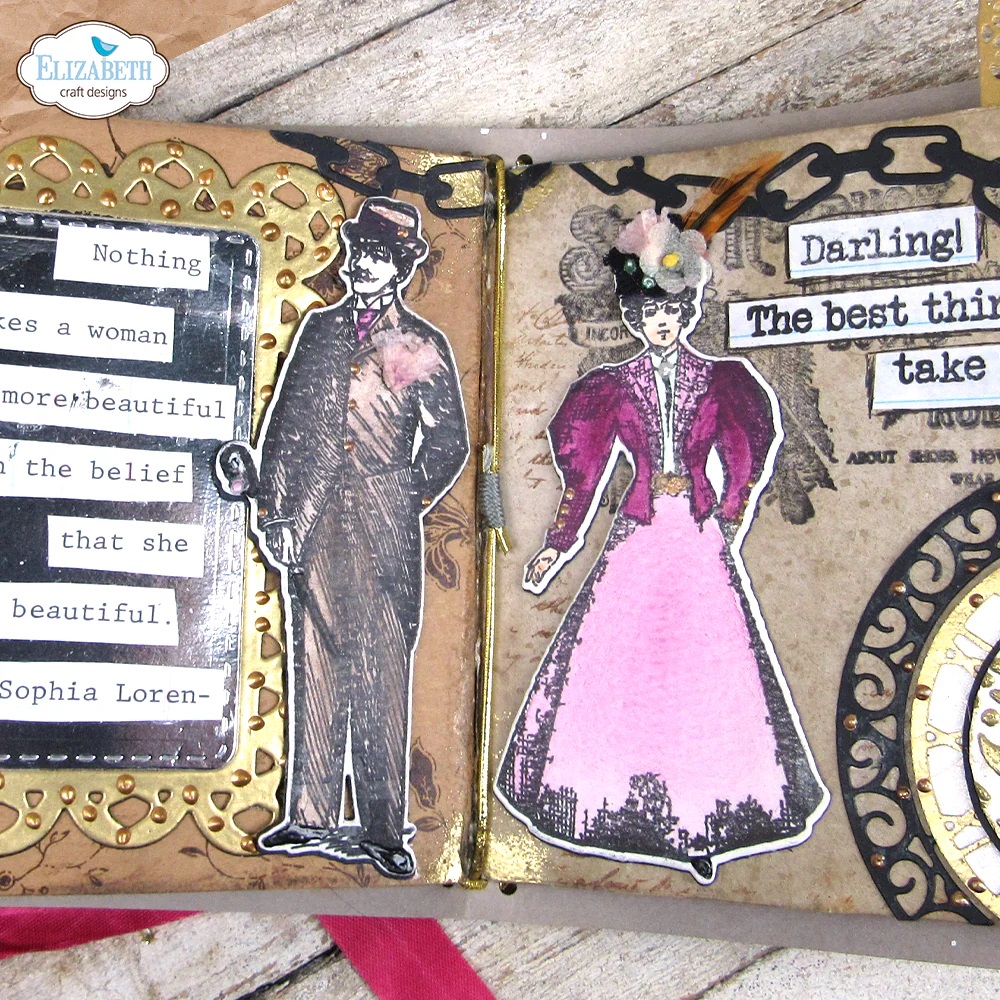 Elizabeth - Mr. and Mrs. Stamp and Die Set - Stamp and Die Set - 4