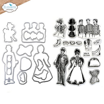 Elizabeth - Mr. and Mrs. Stamp and Die Set - Stamp and Die Set