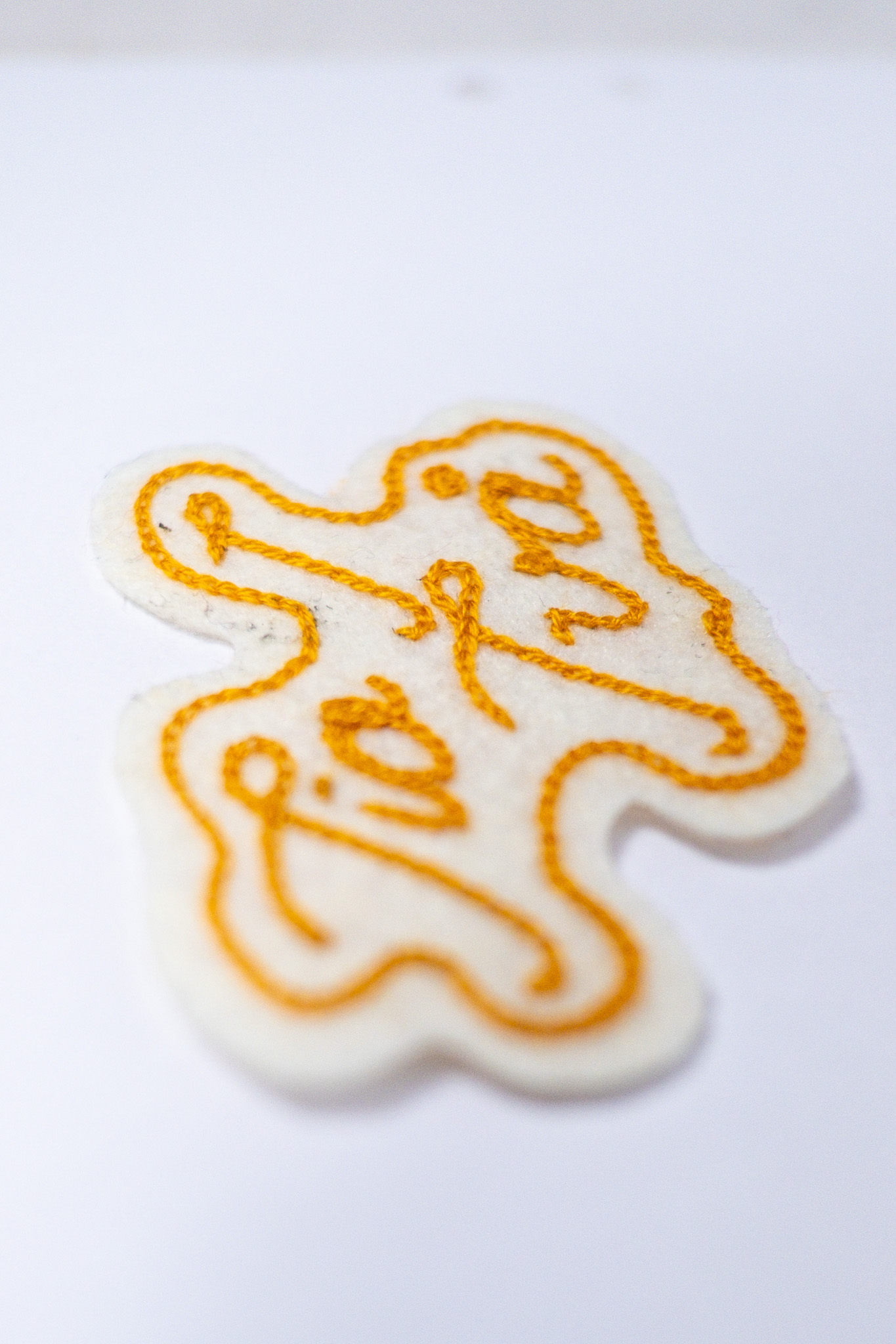 Manufaktur Chainstitch - Tio I Två Patch Orange - 2
