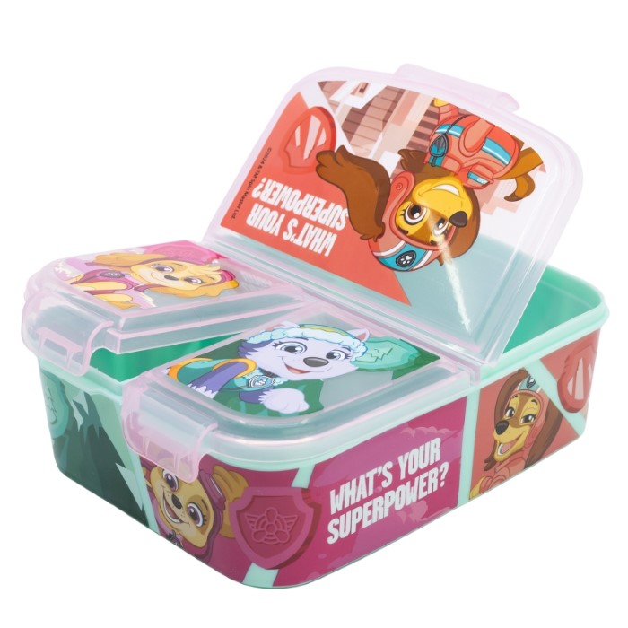 Paw Patrol Matlåda Girl Superpower 3-fack  - 2