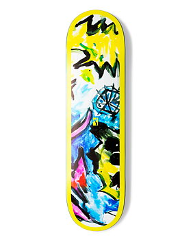 Poetic Collective Water Color Frame 8.125" Skateboardbräda