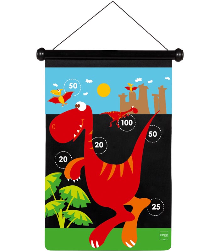 Scratch Spel Pilkastning magnetisk Dinosaurie - 3