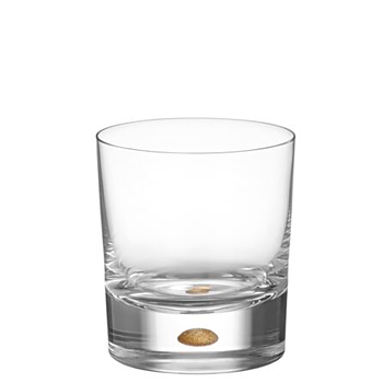 Orrefors Intermezzo Gold Old Fashioned Set of 2