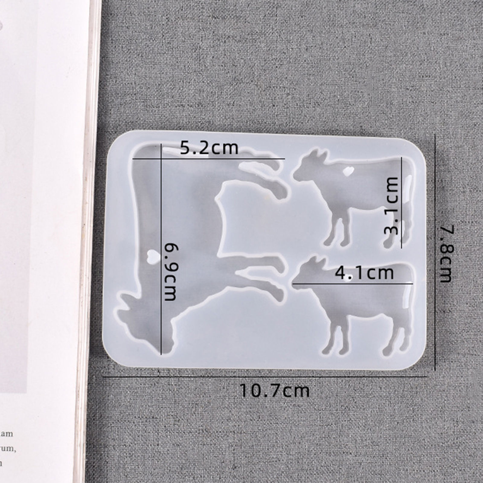 Silicone Resin Mold  Cow - 2