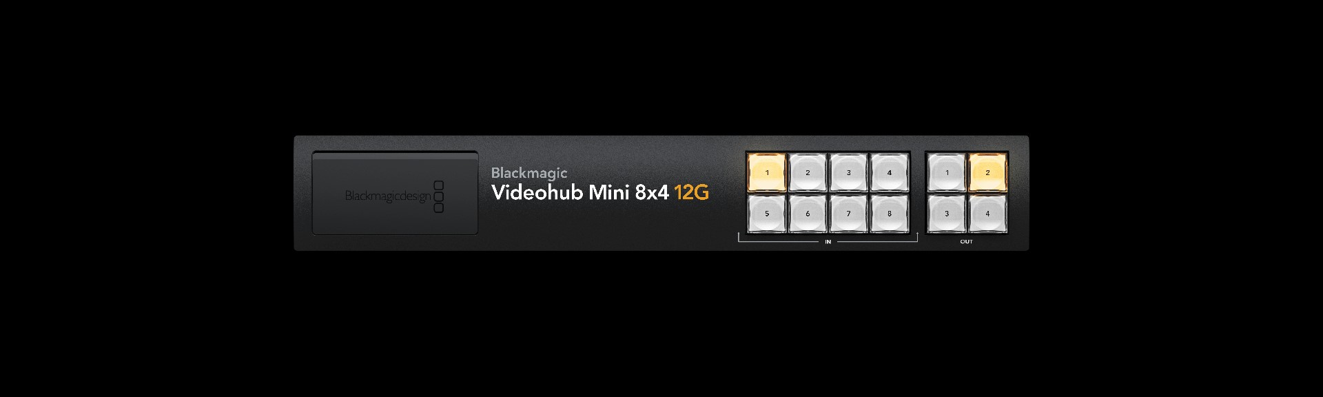 Blackmagic Design Videohub Mini 8x4 12G - 2