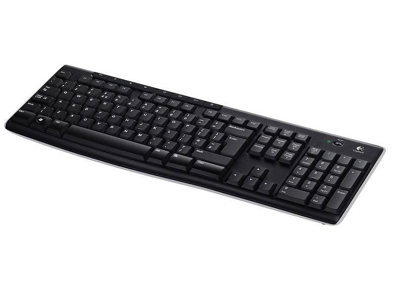 Logitech Wireless Keyboard K270 (Nordisk) - Original - Svart - 3