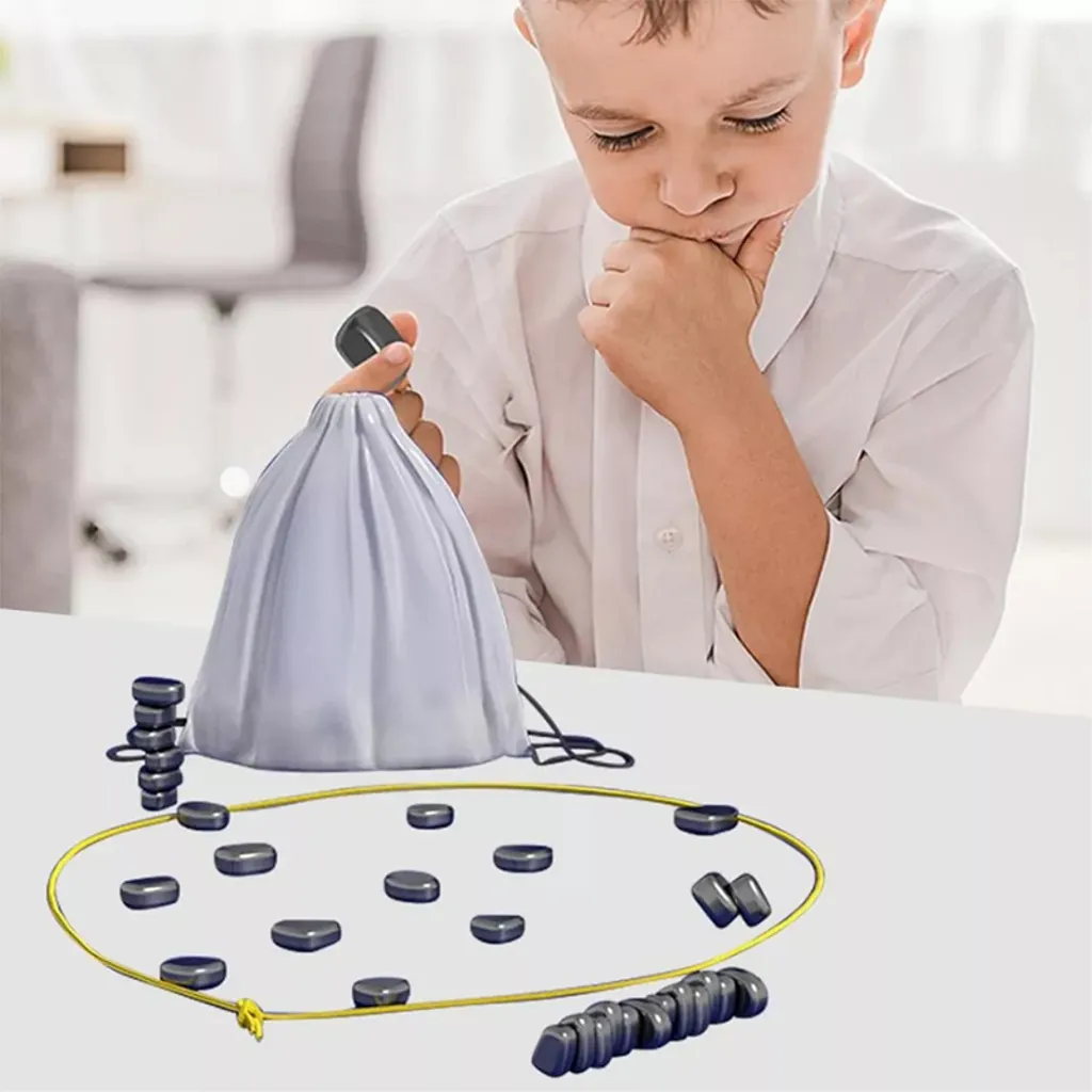 Magnetiskt Brädspel Pusselstrategispel - 2