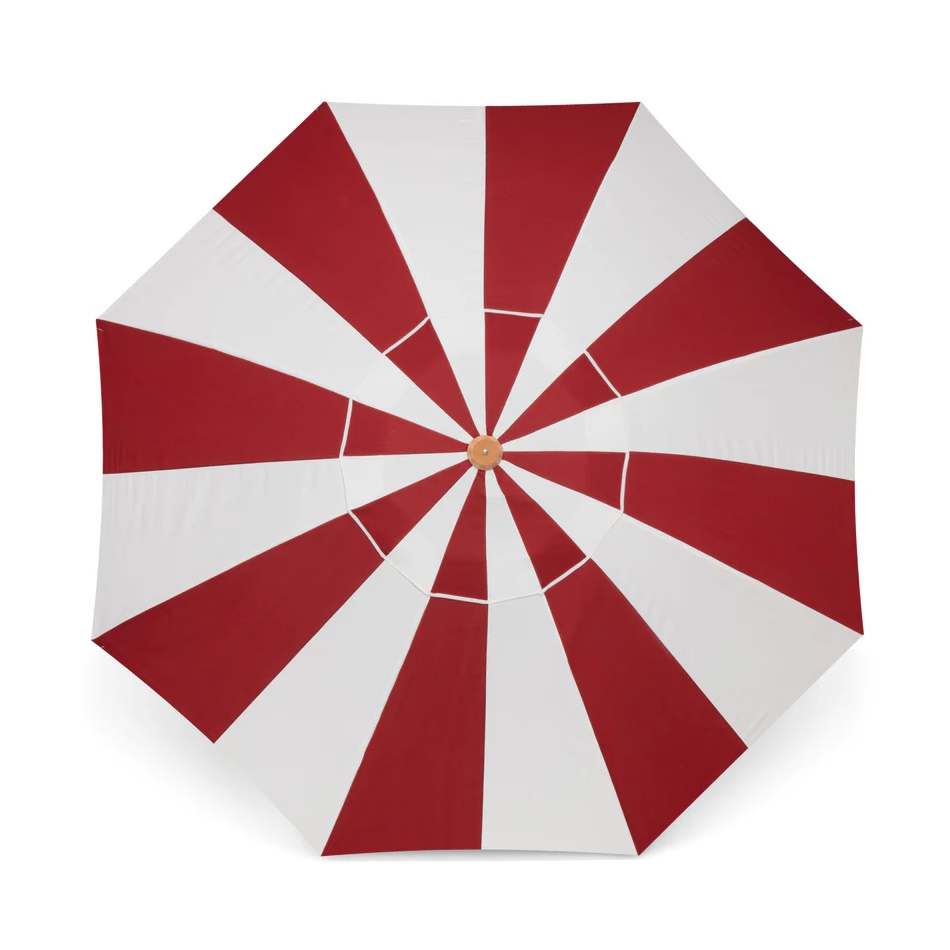 Parasoll 230 cm Café da Vila striped Burgundy Monchiqe - 4