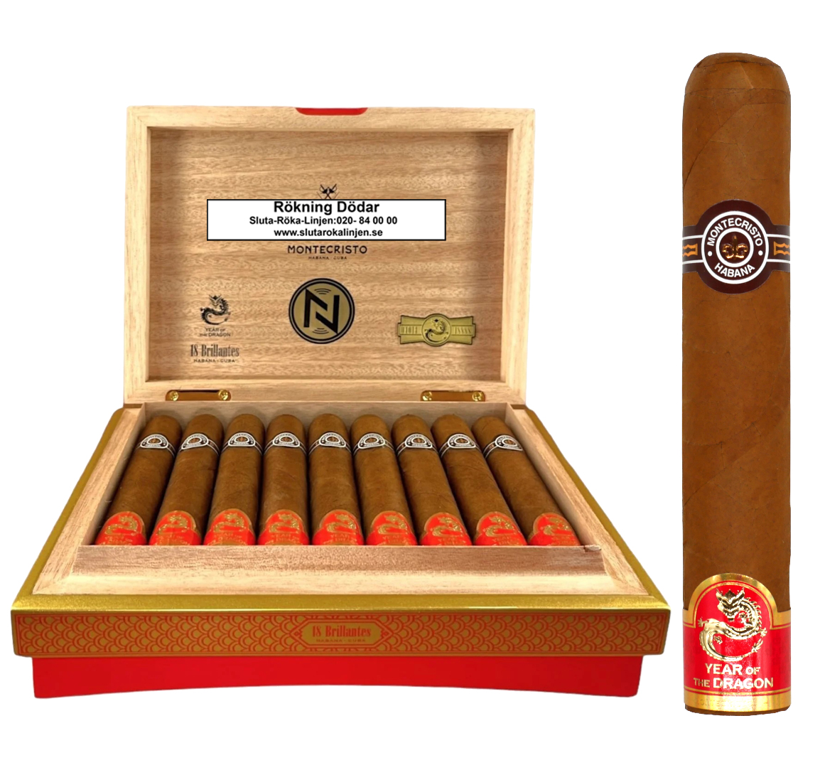 Montecristo Brillantes Year of the Dragon Låda 18 st