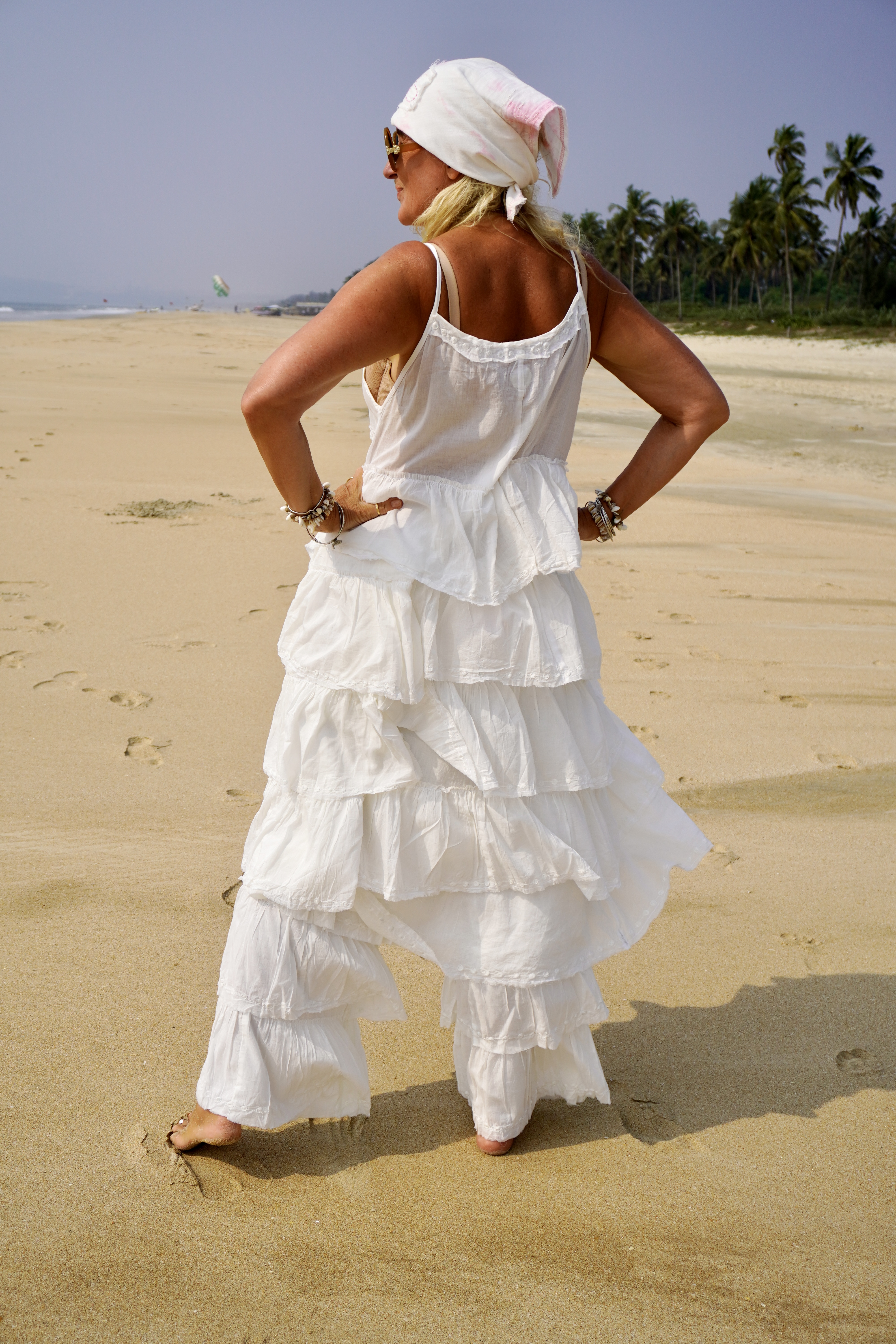 NOELLE BOHO COTTON DRESS SWEET WHITE - Agencies Turquoise