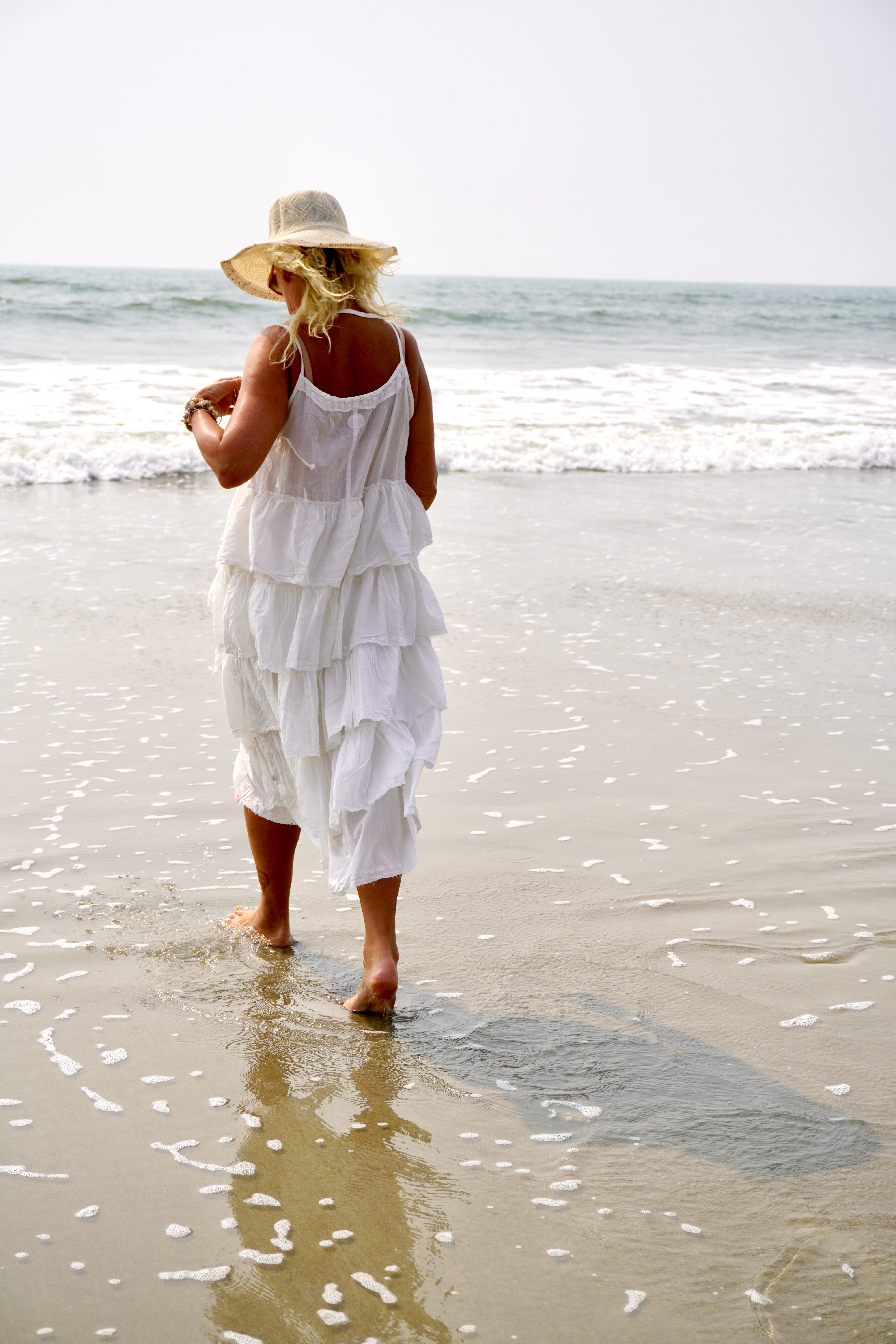 NOELLE BOHO COTTON DRESS SWEET WHITE - Agencies Turquoise