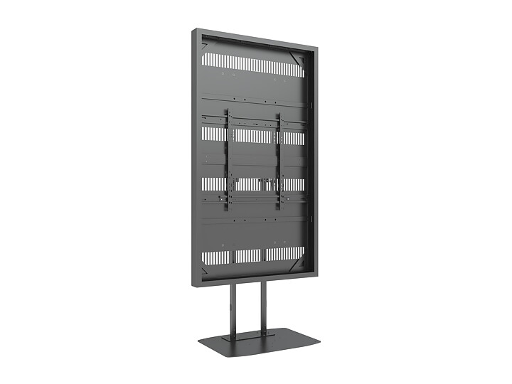 M Pro Series Enclosure 86" Dual Pole High Brightness Floorbase