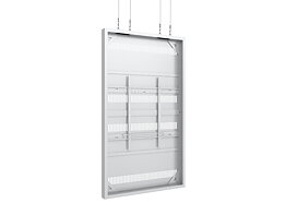 M Pro Series Enclosure 98" Wire Large White
