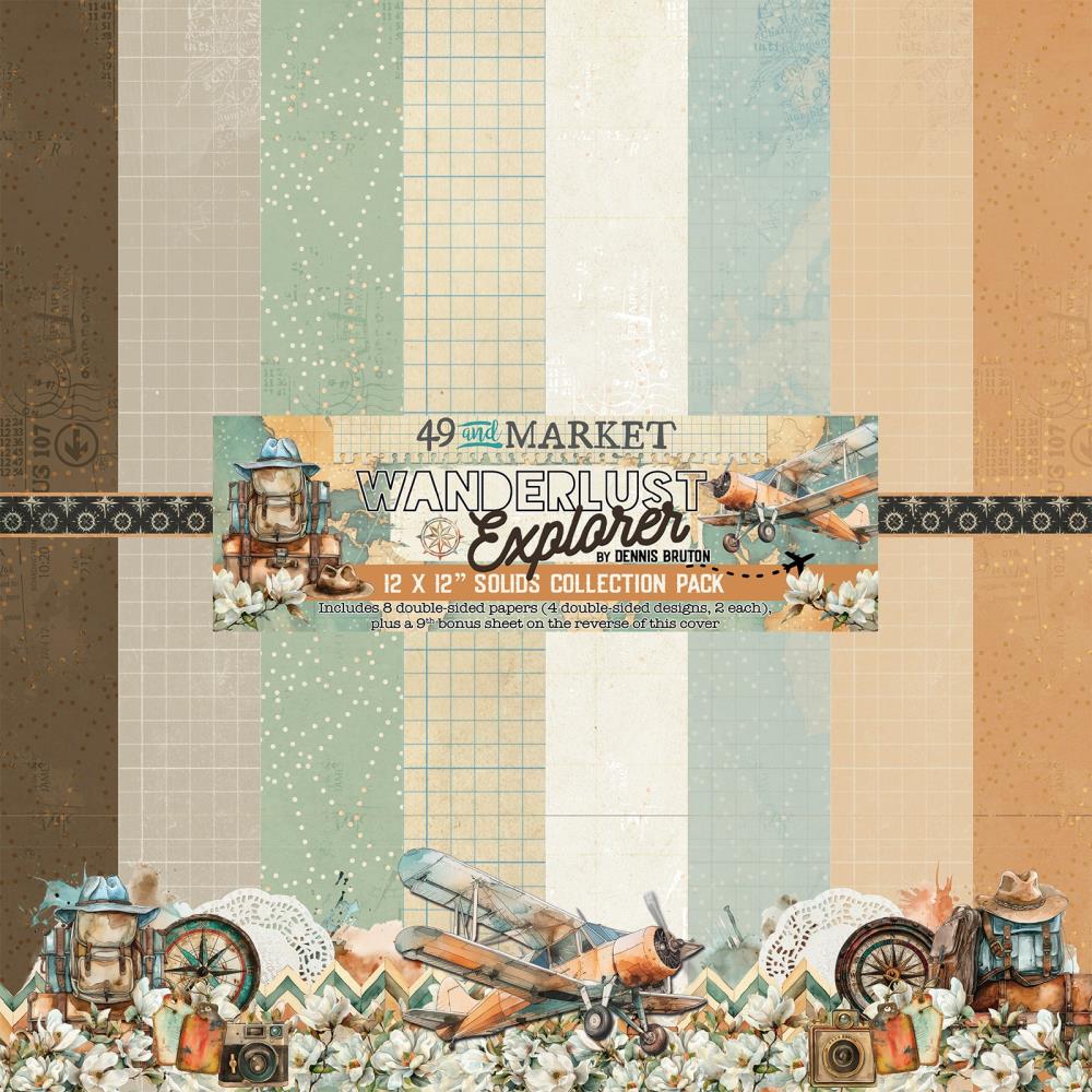 49 And Market - Collection Pack 12x12 - Wanderlust Explorer Solid