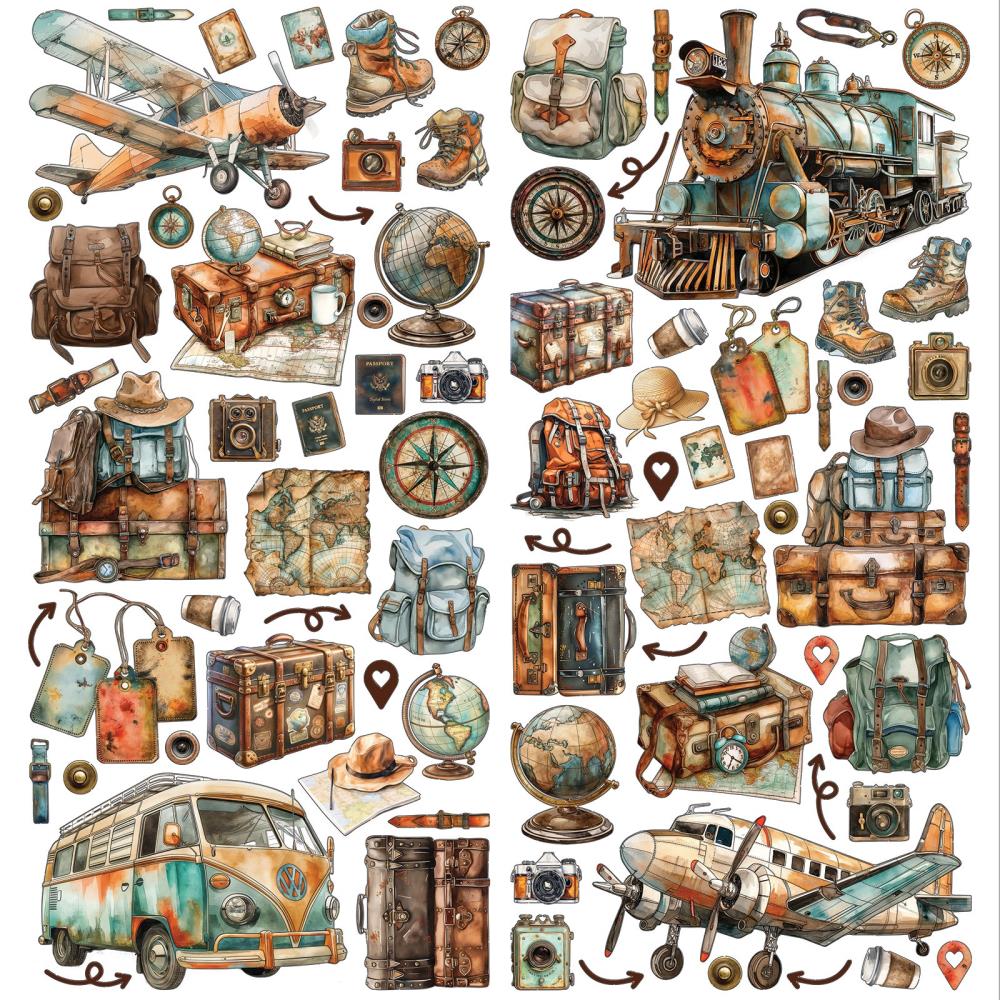 49 And Market - Laser Cut Outs - Elements, Wanderlust Explorer - 2