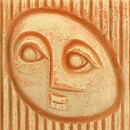 Lars Bergsten (1960s) Two Wall Plaques with Couple Head Relief 9 cm (3)