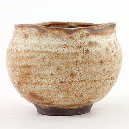 Isak Isaksson (2000s) Unique Chawan Bowl with Beige Glaze 11 cm  #5