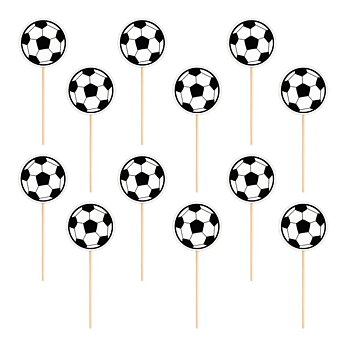 Cake picks - Fotbollar 12-pack