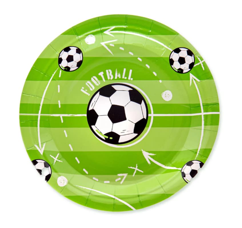 Papperstallrikar 18 cm - Fotbollsplan -1