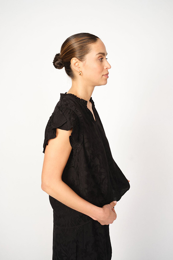 MMTea Vito Blouse Black - 4