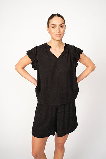 MMTea Vito Blouse Black