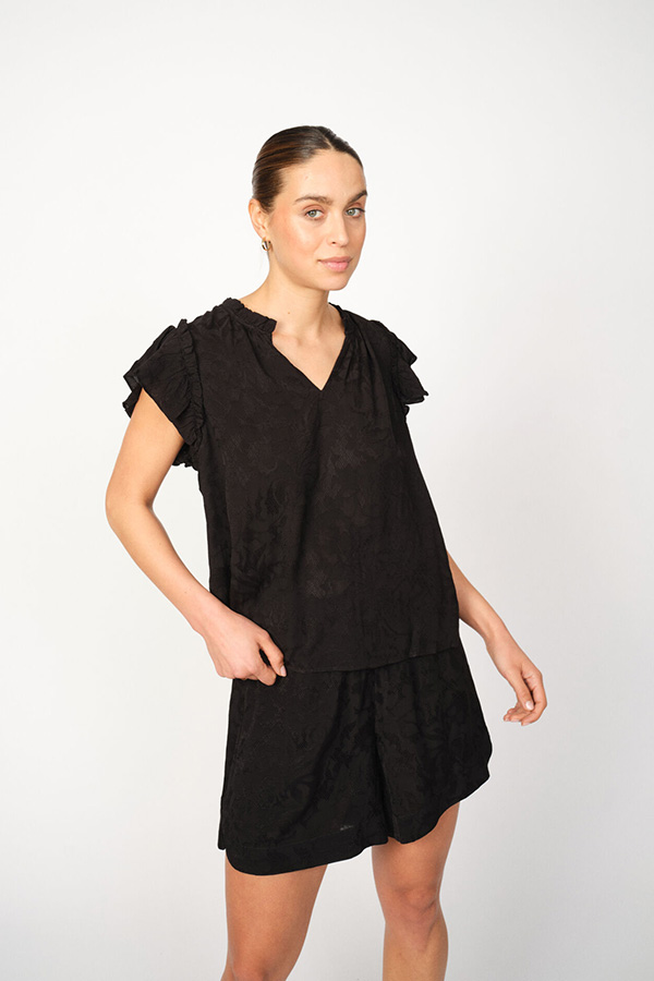 MMTea Vito Blouse Black - 2