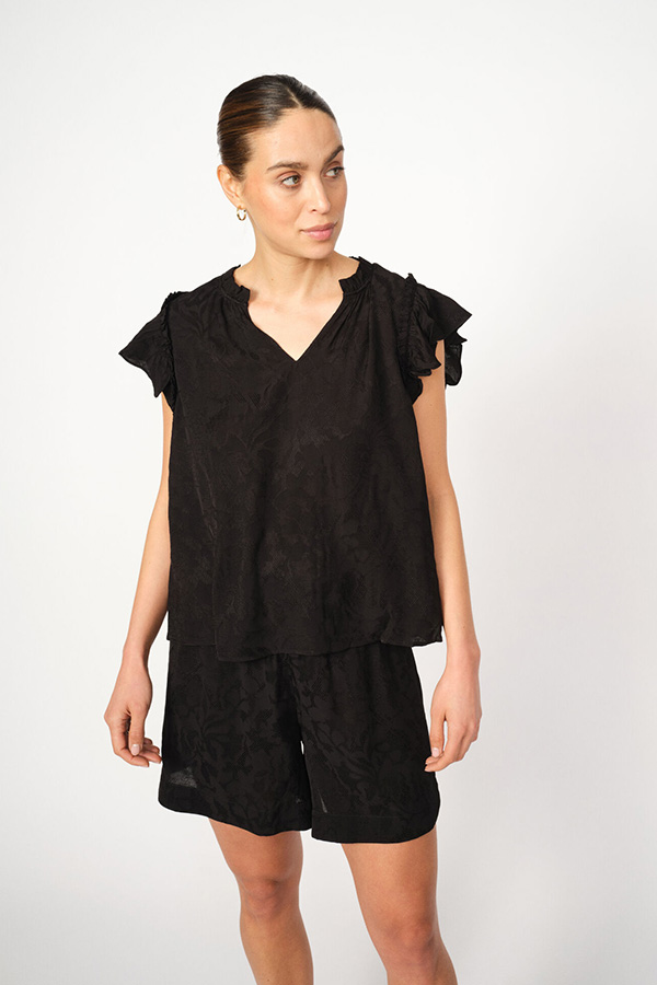 MMTea Vito Blouse Black - 3