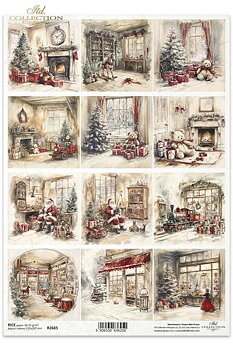 Collage med Julmotiv