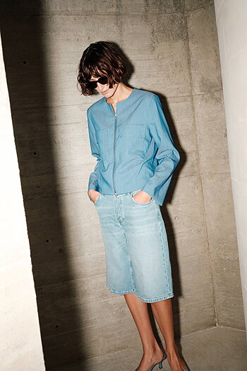 MMMathilde Denim Shorts Light Blue
