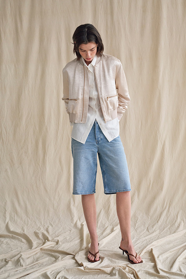 MMMathilde Denim Shorts Light Blue - 3