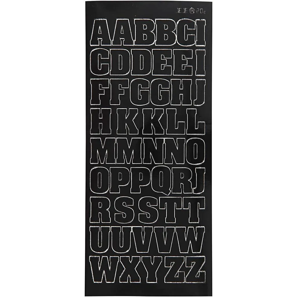 Stickers bokstäver