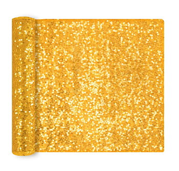 Bordslöpare - Paljettyg (Sequin) - Guld