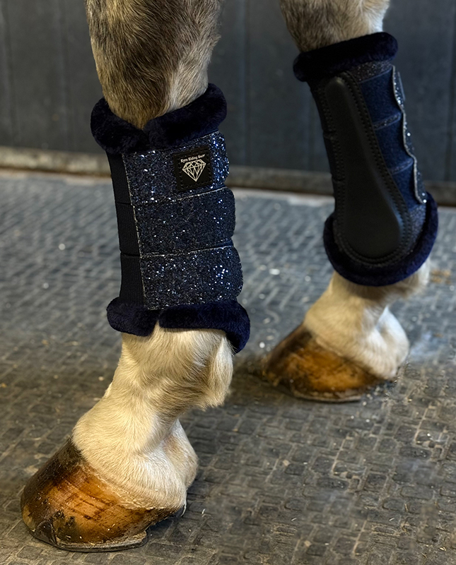 BENSKYDD GLITTER NAVY TEDDY