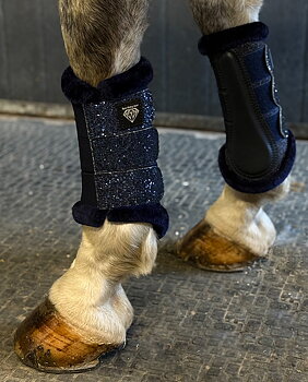 BENSKYDD GLITTER NAVY TEDDY