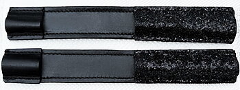 Sporrskydd Glitter SVART
