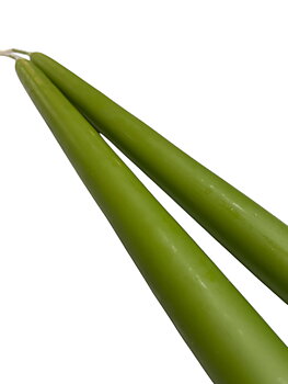 Antikljus Lindgrön Matt 25 cm Parljus